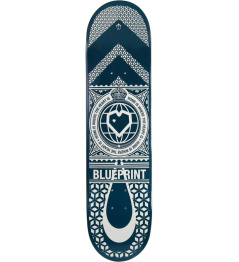 Blueprint Home Heart Skate Board (8"|Blue)