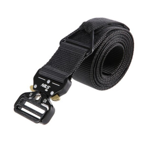Tactical belt NILS Camp NC1729 black 125 cm
