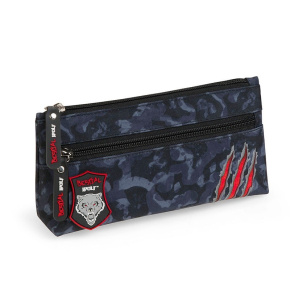 Double Pencil Case Bestial Wolf