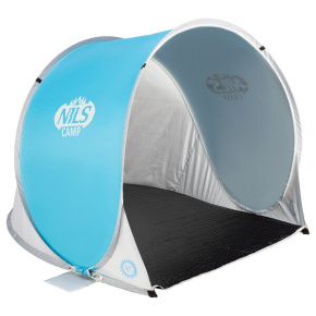 Self folding beach tent NILS Camp NC3173 blue-grey