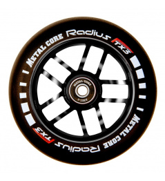 Wheel Metal Core Radius 120mm Wheel Black