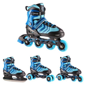 Skates NILS Extreme NH18192A 4in1 black and blue