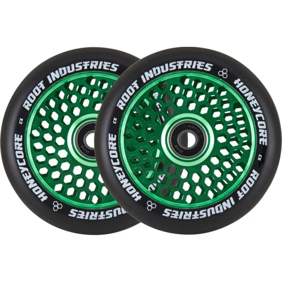 Wheels Root Industries Honeycore black 110mm 2pcs green