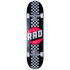 RAD Checker Stripe Skateboard Set (8"|Black)