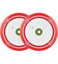 Wheels UrbanArtt Original 120mm Red / White 2pcs