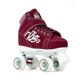 Rio Roller Mayhem II Adults Quad Skates - Red - UK:12A EU:47 US:M13L14