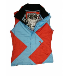 Vest Rome Pleasure 10 W.acid red / azure vell.M