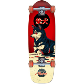 Longboard Madrid Shiba Inu Cruiser 29.25 "red