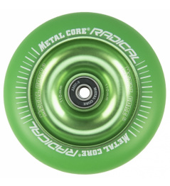 Metal Core Radical Fluorescent 110 mm green wheel
