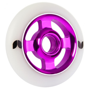 Blazer Pro Scooter Wheel Stormer 4 Spoke Aluminium - 100 MM White/Purple