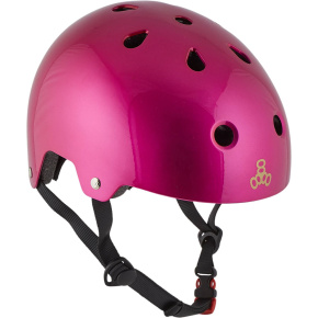 Helmet Triple Eight Brainsaver L-XL Metal Pink