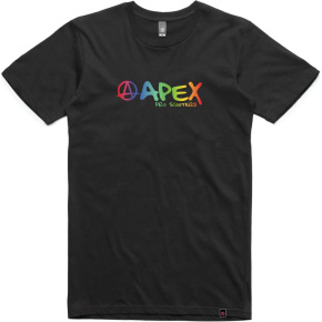Apex Rainbow T-shirt (14|Black)