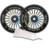 Set of 2 Divine 110 mm Turbo Neochrome wheels + Divine oil for bearings