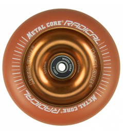 Metal Core Radical Fluorescent 110 mm orange wheel