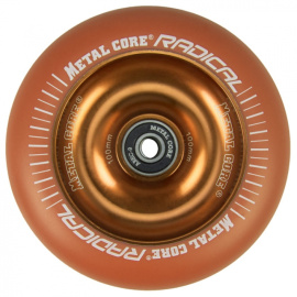 Metal Core Radical Fluorescent 110 mm orange wheel