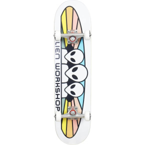 Alien Workshop Spectrum Skateboard (7.75"|White/Red/Yellow)