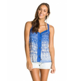 Roxy Sweet Escape 000 Tank Top bjc6 indiglobe combo ultra marine 2014 women's vell.L