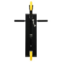 UrbanArtt Bone Complete Scooter - Black/Yellow 6" x 23"