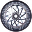 Striker Zenue Series black Scooter Wheel (110mm | Chrome)