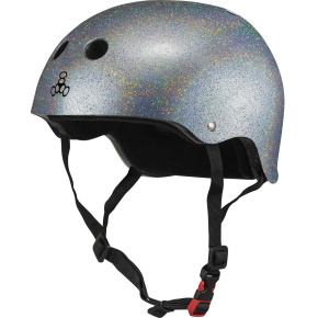 Triple Eight Glitter Sweatsaver Skate Helma (XS-S|Stříbrná) Triple Eight Glitter Sweatsaver Skate Helma (XS-S|Stříbrná)