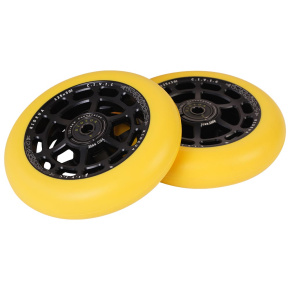 UrbanArtt Civic wheels 125x30mm Black/Yellow 2 pcs