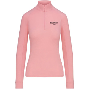 Whitespace Women's Merino Mockneck Baselayer (M|Pink Icing)