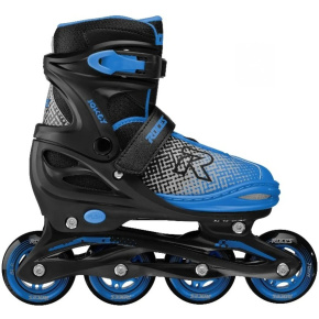 Roces Jokey X Inline Skates for Kids (Black/Blue|34-37)
