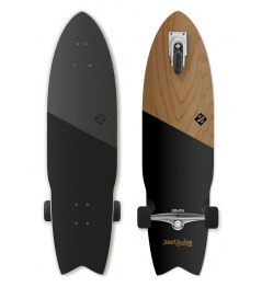 Longboard Street Surfing SHARK ATTACK 36 ”Koa Black