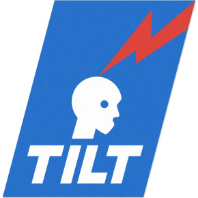 Tilt Voltage Sticker Blue