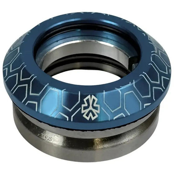 Union Honeycomb Headset Chrome Blue