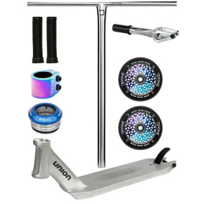 Freestyle Scooter Custom Divine X Union HoneyComb 490 mm Silver