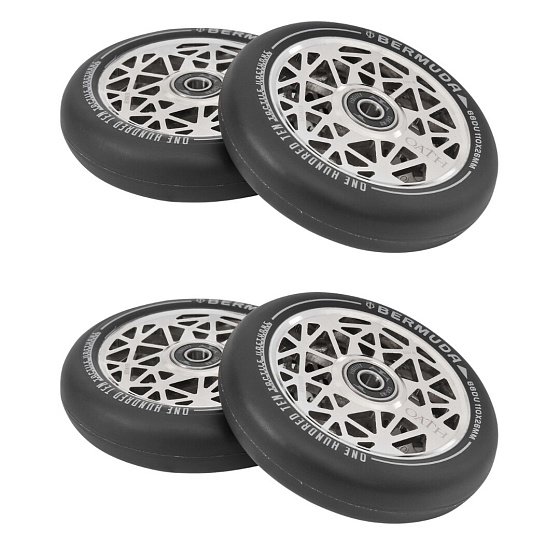 Packaging 1+1 Oath Bermuda Wheels 110mm Neo silver 4pcs