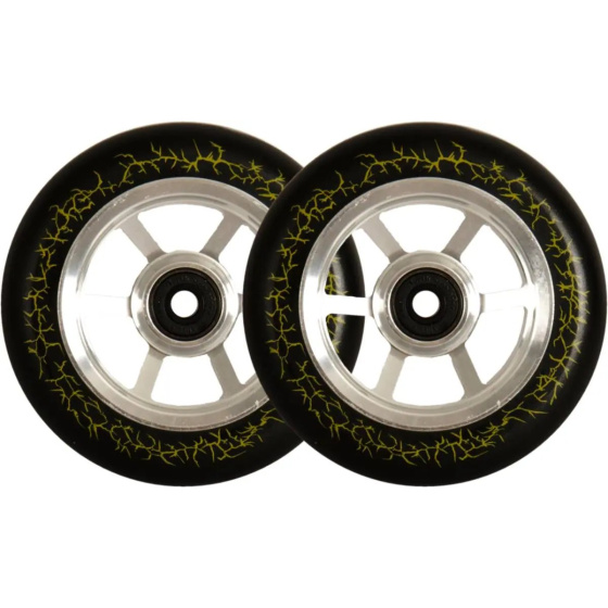 North Ryan Ruegg Signature Wheels 110x30mm Silver/Black 2Pcs