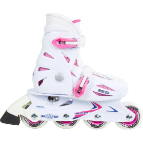 Roces Orlando III Roller Skates Girls (White/Pink|30-35)