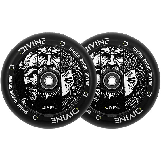 Packaging 1+1 Divine 120 mm Hollowcore Wheels 2pcs