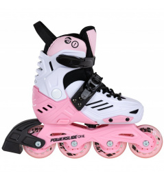 Dětské kolečkové brusle Powerslide One Khaan Junior LTD Pink