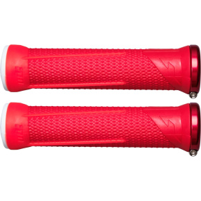 ODI AG1 Lock-On Grips (135mm|Red/Fire Red)