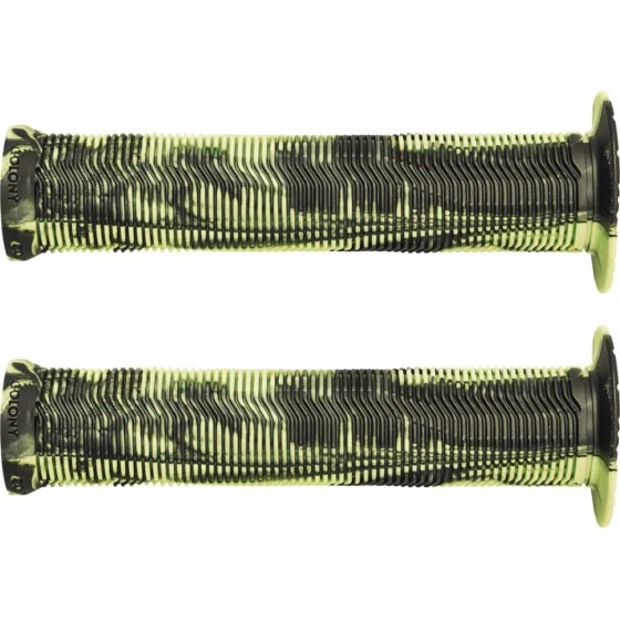 Colony Much Room BMX Grips (Neon Yellow Storm)