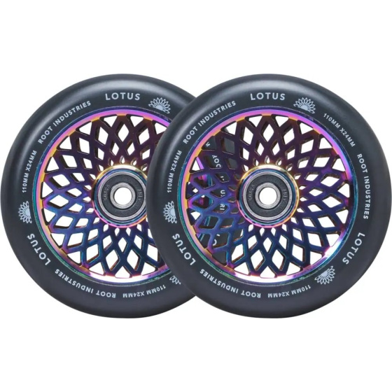 Wheels Root Lotus 110x24mm Rocket Fuel / Black 2pcs