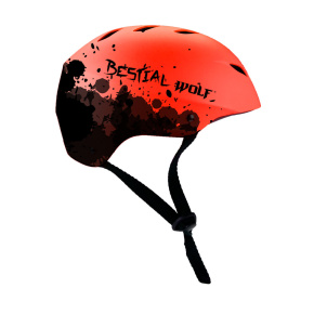 Bestial Wolf Helmet Shell Red