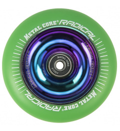 Metal Core Radical Rainbow 110 mm green wheel