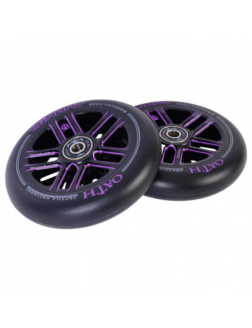 Oath Binary Wheels 110mm Black / Purple
