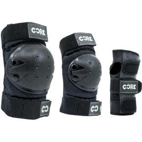 Protectors CORE Junior Skate 3-pack black XS Protectors CORE Junior Skate 3-pack black XS