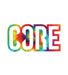 Core Classic Tie Dye sticker