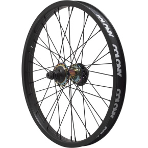 Colony Pintour 20" Female Cassette BMX Rear Wheel (Black/Rainbow|Left hand drive) Colony Pintour 20" Female Cassette BMX Rear Wheel (Black/Rainbow|Left hand drive)