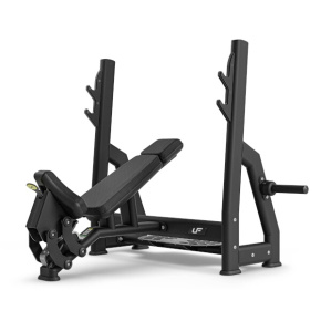Inclined bench with dumbbell rack UpForm UR-L005