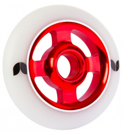 Blazer Pro Scooter Wheel Stormer 4 Spoke Aluminium - 100 MM White/Red