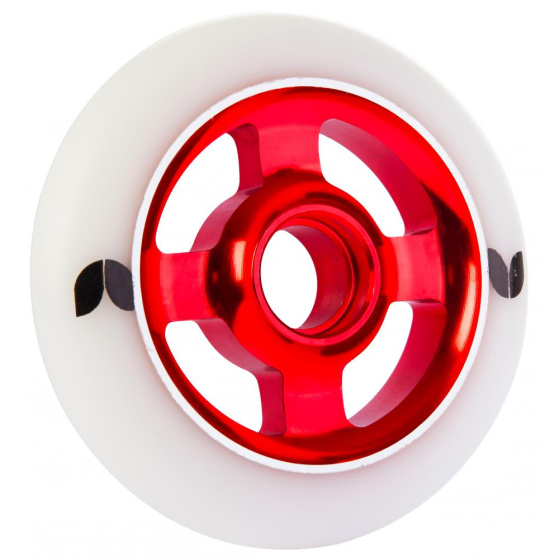 Blazer Pro Scooter Wheel Stormer 4 Spoke Aluminium - 100 MM White/Red