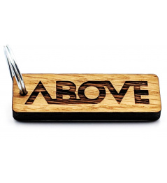 Wooden Above Keychain