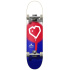 Blueprint Spray Heart V2 Skateboard Complete (7.75"|Red/Blue)